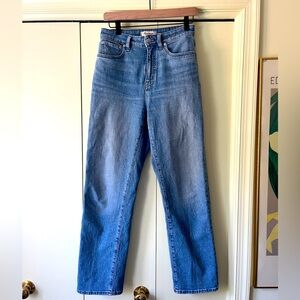 Madewell The Curvy 90’s Straight Jean Size 26